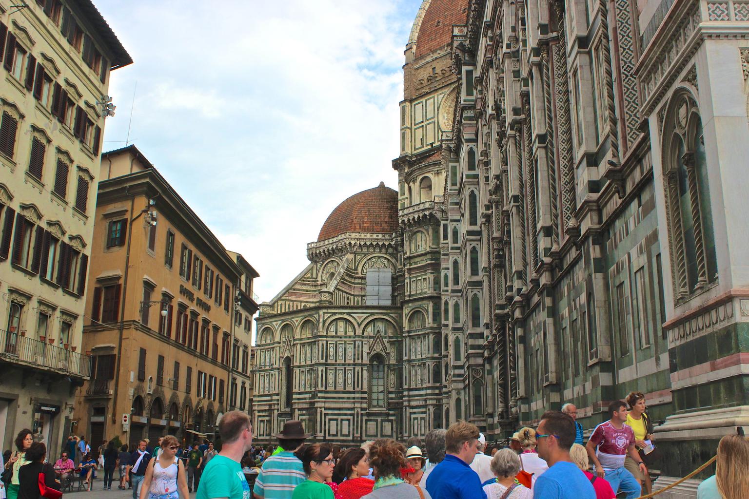 Walking through Florence