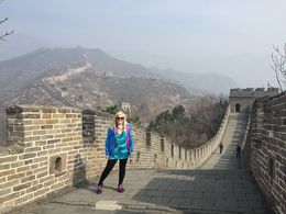 Photo of At the Great Wall of China!! Me when we first arrived! , Meghan Michelle - April 2015