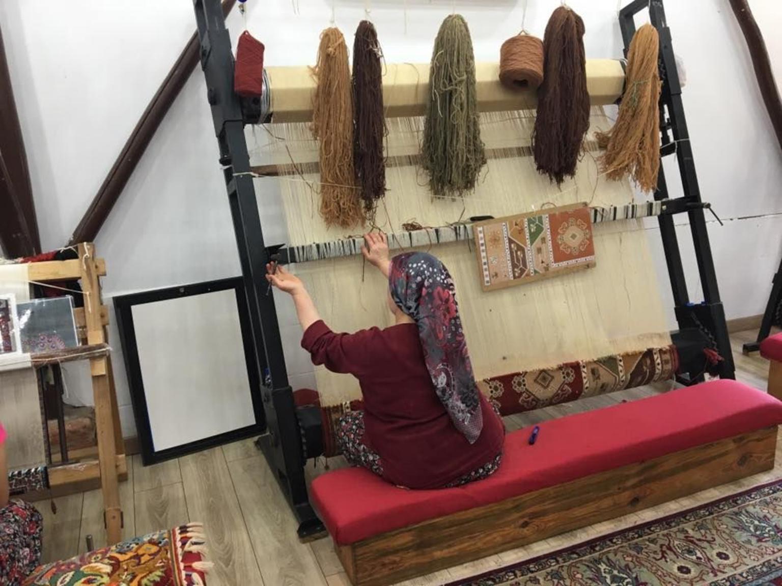 Carpet weaving is a very interesting stop