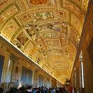 Taken during our tour. Quite apart from the colorful frescoes depicting early maps, the ceiling was truly breathtaking. Stopping to take the picture did not mean losing any of the commentary of our guide because we were receiving this over earphones. - Photo by: James P, United Kingdom