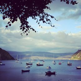 Photo of Portree - Isle of Skye This was the bay at Portree - where we stayed the night on the Isle of Skye. One of my favorite stops! , Elizabeth T - July 2016