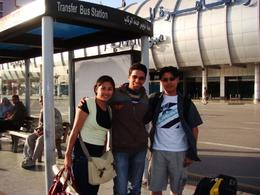 Photo of Touring Around Cairo... Gene and Khia with their tour guide Mahmoud..., Genesis A - May 2010