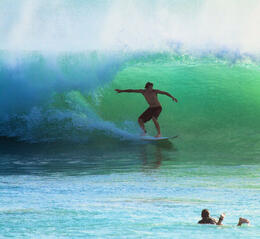 Photo of Bali Floating Leaf Surfer at Uluwatu, Bali. Check out more surf options at http://balifloatingleaf.com , Supafly - January 2013