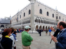 Photo of Doges Palace Walking Tour Steffan, our Doge's Palace tour guide, at the start outside the Palace , Michael H - May 2016