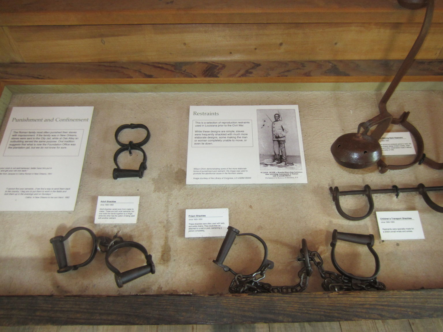 Instruments of slavery...