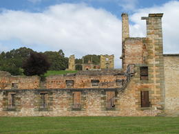 Photo of Port Arthur Port Arthur: A section of the penitentiary and the old hospital in the background, David C - December 2010
