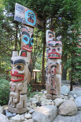 Photo of Vancouver City Capilano Suspension Bridge Tour Totem Poles at Capilano Suspension Bridge Park , Janet L S - August 2015