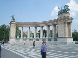 Photo of Hero's Square, Budapest Day Trip from Vienna One of several impressive monuments in Hero's Square, Budapest, David F - July 2010