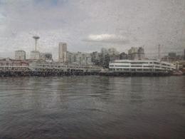 Photo of Arriving in Seattle Taken out of perspex windows which were also dirty , Robert Alan Saker - September 2014