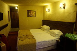 Photo of Our room at Burcu Kaya hotel in Cappadocia The room and bathroom were small but comfortable. There is a phone, fridge and small safe. However, some rooms that other tour members received did not have a phone or fridge. , Live 4 Sights - June 2015