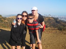 Photo of Hollywood Hills Hiking Tour My mom, the kids and I at the top of Mt. Hollywood enjoying the great view! , Jessica L - July 2016