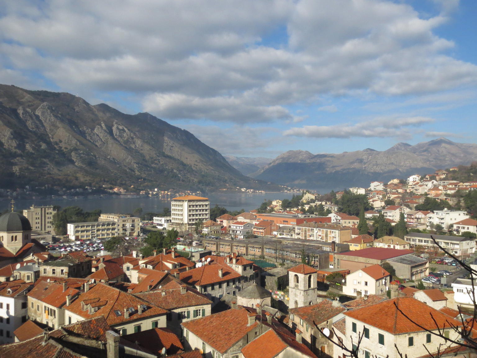 Kotor - View on the old town