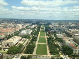 Photo of Looking East towards the Capitol View of the National Mall and Capitol looking east from the Washington Monument , Ronald T - August 2016