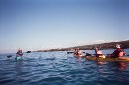 Photo of On the water near Makena Our guide Brandon giving us tips about where to snorkel and see turtles., John C - December 2010
