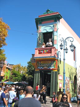 Photo of A street in Boca area of Buenos Aires. Many street people and Tourists,in this famous street. , Michael M - May 2013