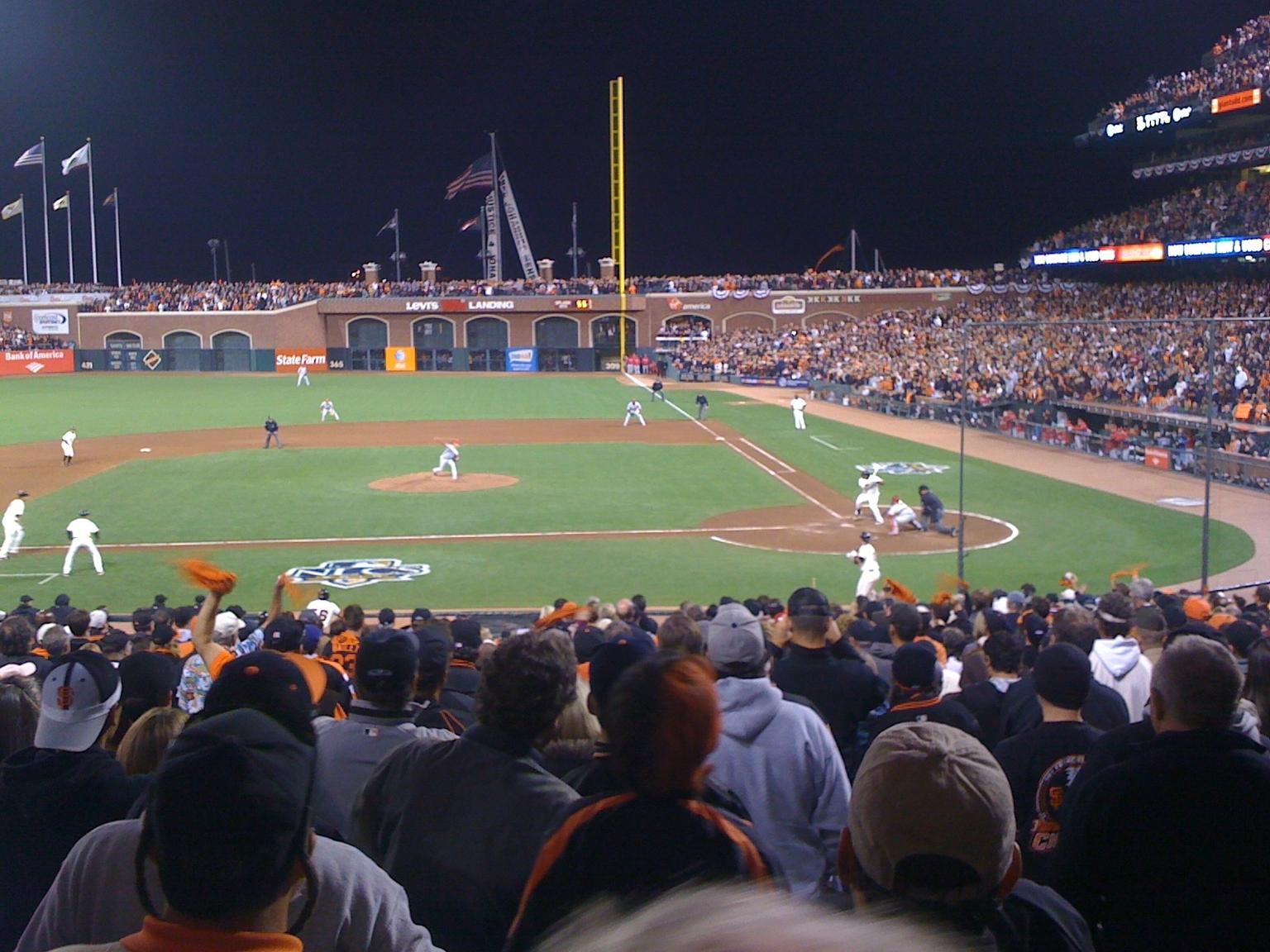 Section 122 at Oracle Park 