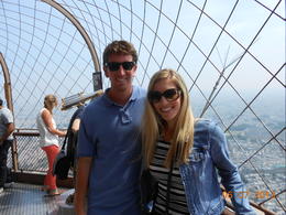 Photo of Atop the Eiffel Tower The views from the highest floor of the Eiffel Tower during our Skip the Line tour. , Elena S - July 2013