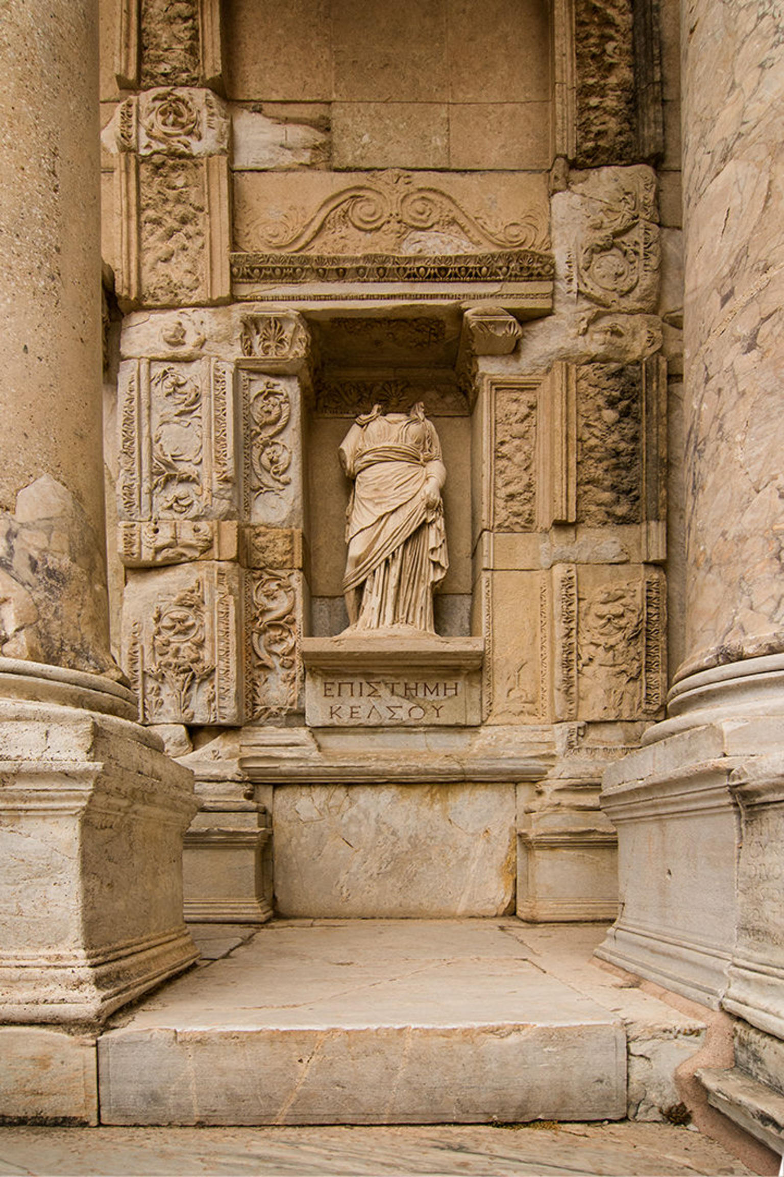 Ephesus Library Statue
