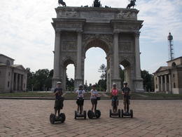 Photo of Look! No hands! Great way to tour the city with Helen Silvester, Paul Silvester, Paula Silvester, Heather Rosie and Martin Bow. , PaulaS - July 2013