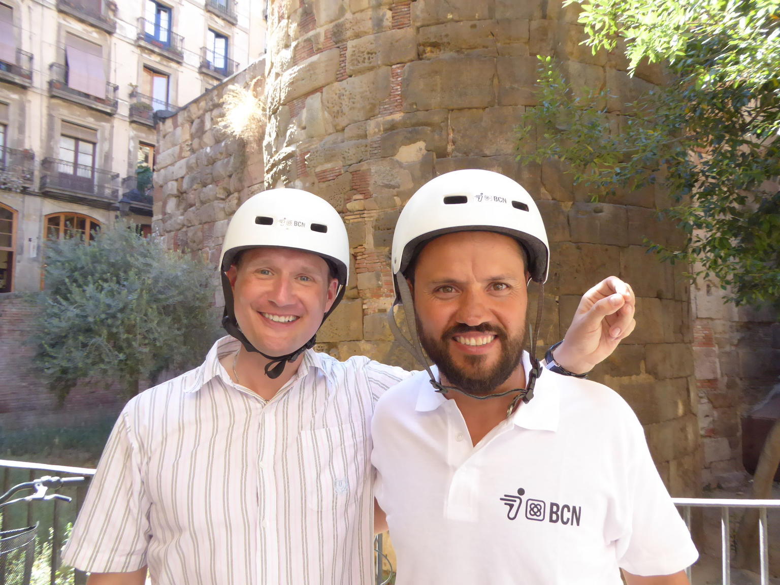 Our guide and me