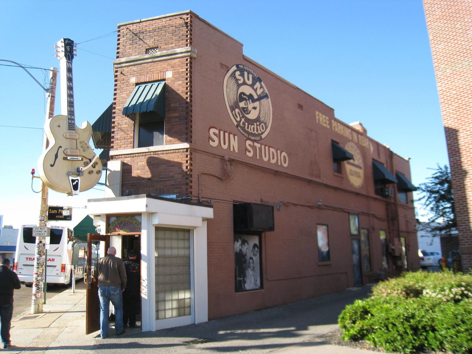 Sun Studio on 706 Union Street in Memphis TN