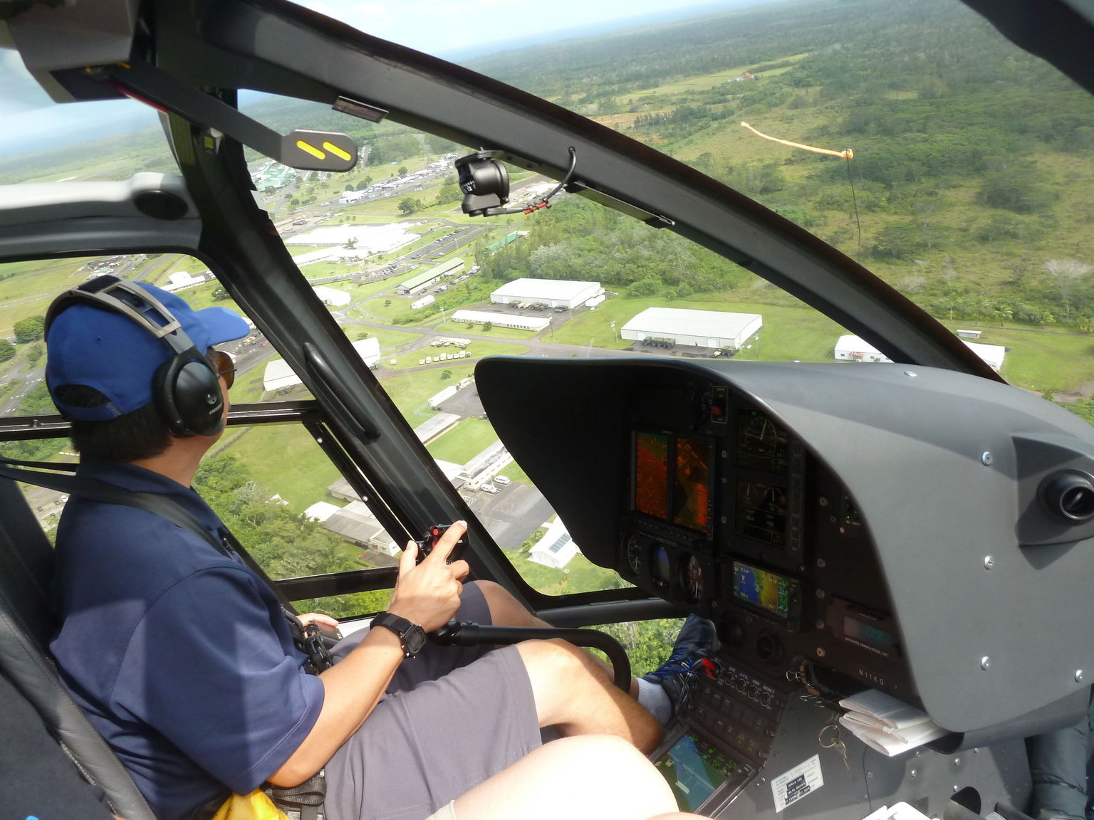 Hubschrauber Tour.
