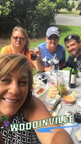 Photo of Wine and Friends nothing better A perfect picnic lunch at St Michelle's winery! Beautiful gardens and delicious wines.. need I say more :- , Valorie T - August 2016