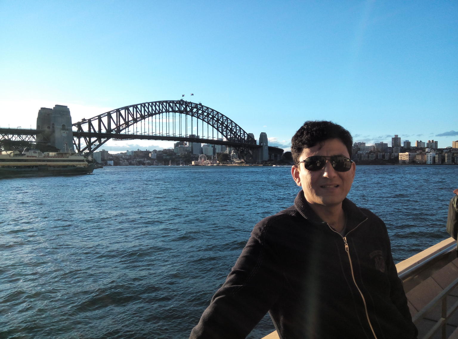 Enchanting moment with Sydney Harbour