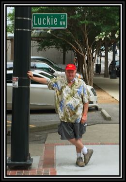 Photo of Lucky to be in Atlanta! Roger Findley on his way to the Atlanta Segway Midtown Sightseeing Tour, July 2015. , Roger F - September 2015