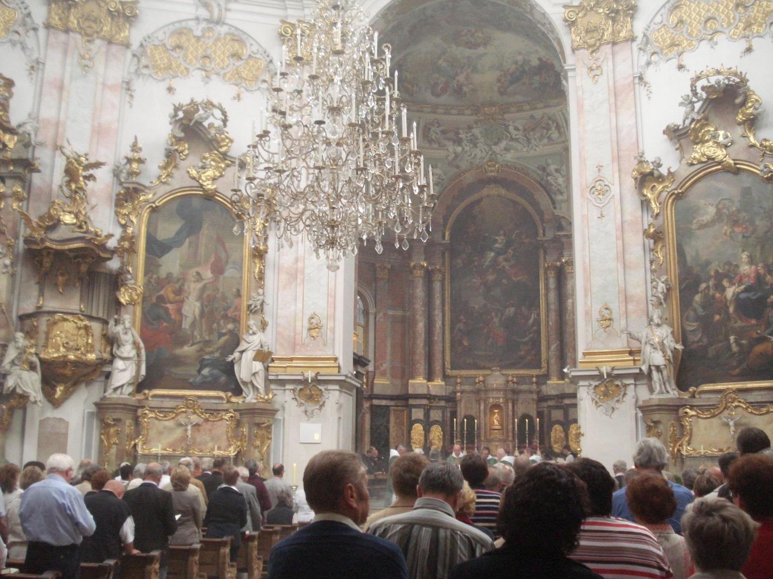 Inside Ettal Monastery