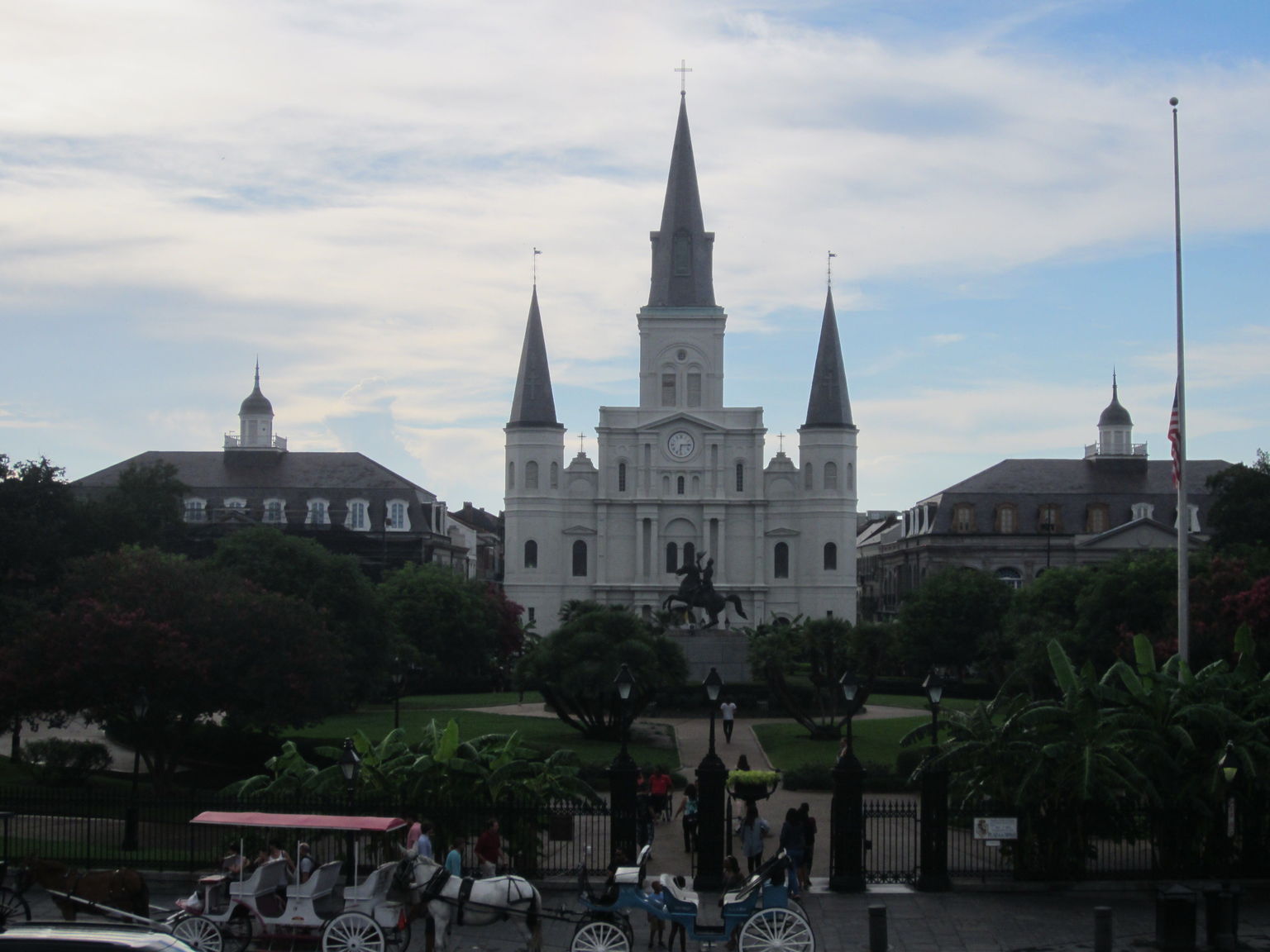 The famous St Louis Cathedral...