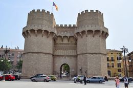 Photo of Torres de Serranos. The tower of Serranos is one of the remaining medieval city gates in Valencia. , David Lally - May 2015