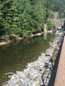 Photo of Salmon Hatchery Visit Visiting the salmon hatchery, unfortunately no fish were jumping at the time : , Katherine.lee07 - August 2016