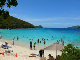 Photo of Coki Beach Notice all of the people snorkeling. Coki beach ha hundreds of colorful and very friendly fish just begging to be filmed. , Robby B - April 2015