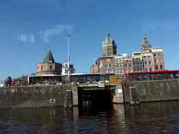 Photo of Amsterdam locks Some of the locks used to keep the water level in the canals under control, through which the water is circulated and cleaned nightly. , Brenda A - April 2015