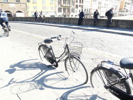 Photo of My bike, Florence bike tour The fantastic bikes we used for the ride in Florence , Caroline - March 2011