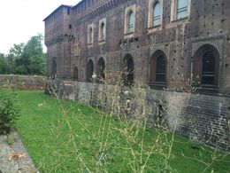 Photo of Sforza Castle Walking around the Sforza Castle walls, before going inside. Interesting story about the cats that reside where the moat used to be. , Kristyne T - August 2016