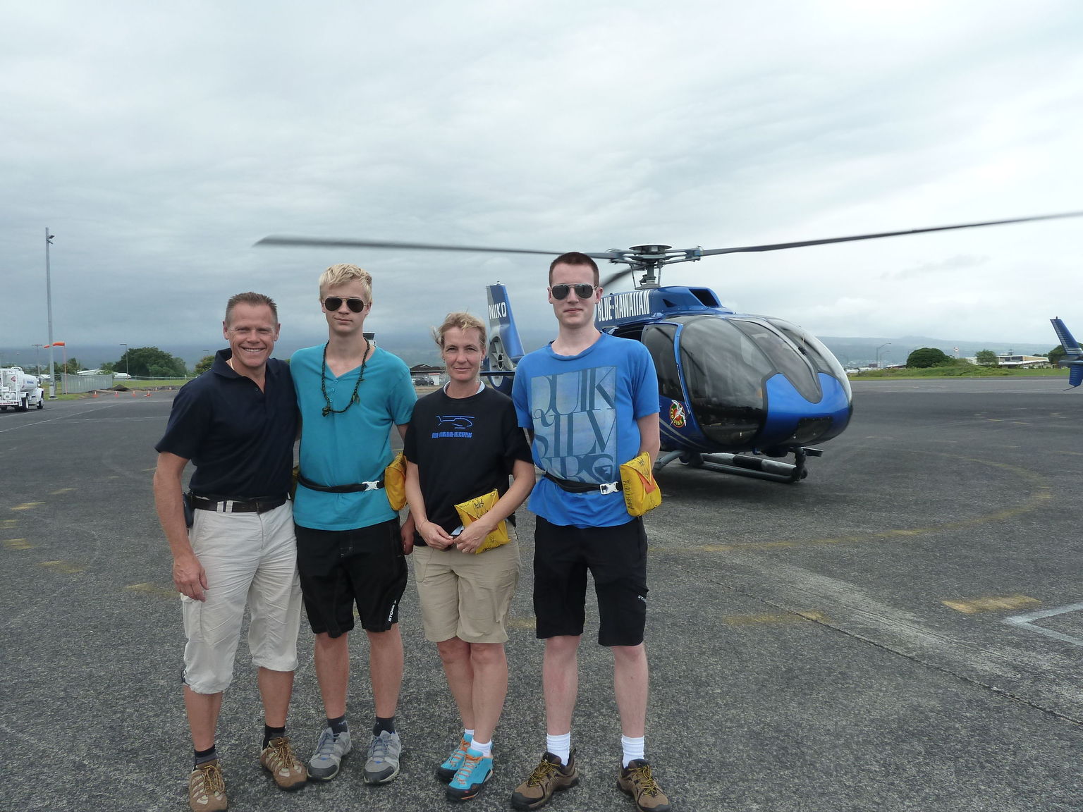 Hubschrauber Tour.