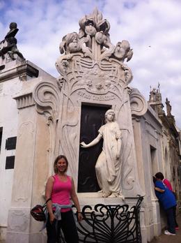 Photo of at Recoleta cemetery In front of the grave with a girl burried alive after her epilepsy attack. She then tried to come out. , Ewa C - November 2012