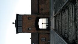 Photo of Auschwitz II - Birkenau The train track and main entrance to the camp. We learned that the majority of the victims were sent straight to the gas chambers upon arrival. , Aaron S - October 2015