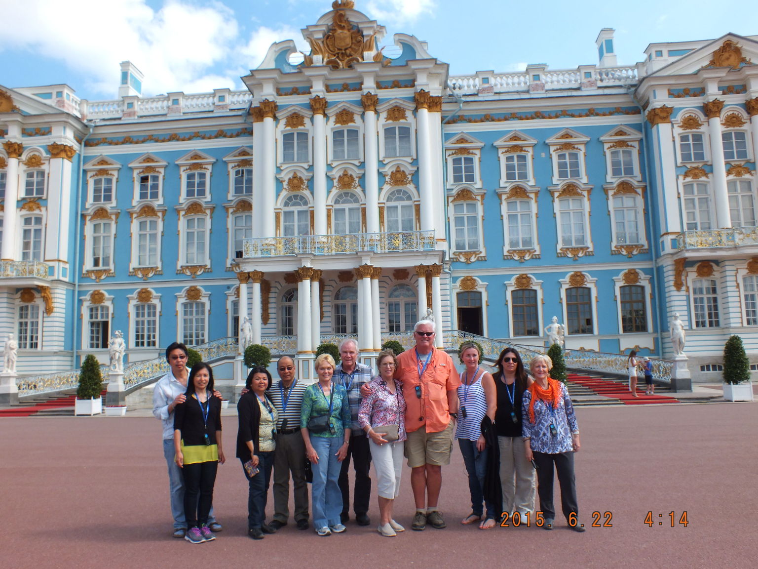 Marianas St. Petersburg group on 22/6/2015 at Catherines Palace