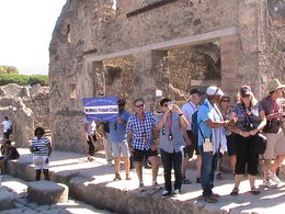 Photo of MJMbiz-Travel Club MTC at the ruins of Pompeii-Naples, Italy! Group of travelers enjoyed their walk through the ruins of Pompeii and witnessed the history of the AD-years! , mareejulian - August 2015
