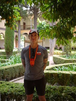 Photo of Skip the Line: Alhambra and Generalife Gardens Half-Day Tour Under an orange tree, Laura All Over - August 2014