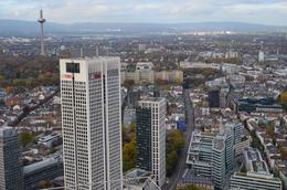 Photo of The maintower view of Frankfurt. The admission fee is just €6.50 (november '14) and worth every penny ! , David Lally - December 2014
