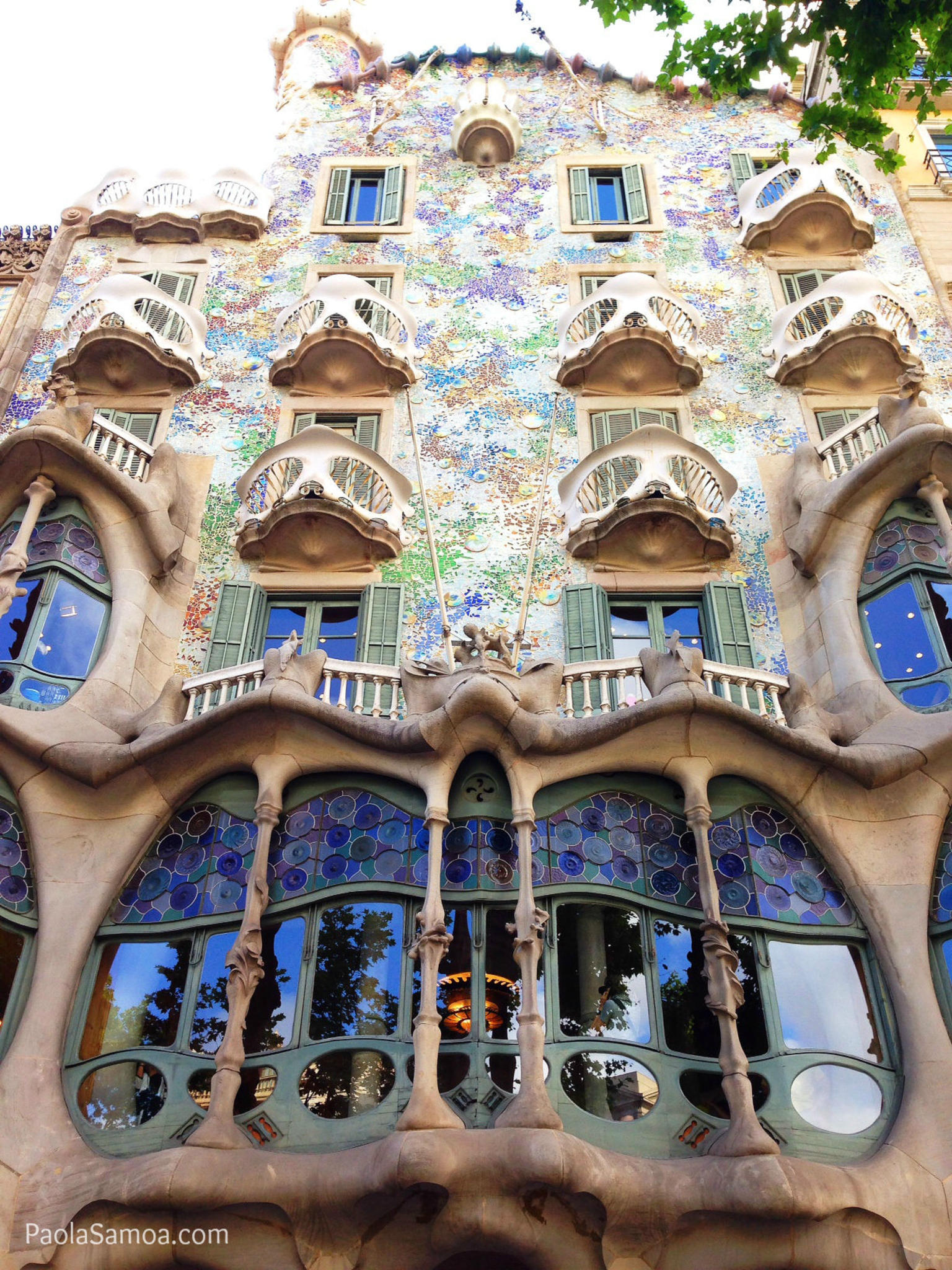 Gaudi's Casa Batllo.