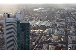 Photo of The maintower view of Frankfurt. The camera points towards Frankfurt central train station in this picture. , David Lally - December 2014