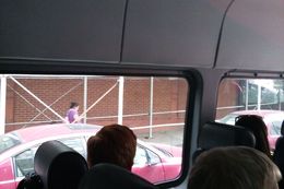 Photo of A view from the back of the minibus This is an example of what you're able to see from the back of the minibus , Ken - June 2016