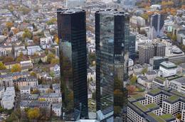 Photo of The maintower view of Frankfurt. The maintower views are a 'must see' for any tourist in Frankfurt. The deutsche bank twin towers are pictured here. , David Lally - December 2014