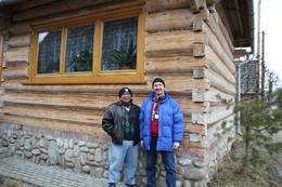 Photo of My hubby and our guide Visited the village to see their traditional houses , Hasnah A - March 2014