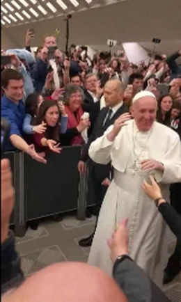 Photo of So close The atmosphere is electric. The wait time is energizing. We went through security and got to the chapel early. Our guide told us to get as close to the middle aisle as possible rather than the ... , Susan T - February 2016